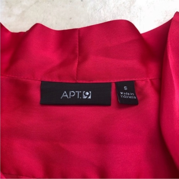 Apt. 9 Satin Faux Wrap Blouse - Picture 7 of 7